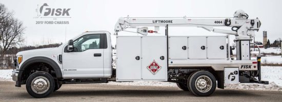 Fisk propane service truck with 2017 Ford chassis