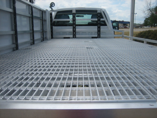 Custom propane truck bed