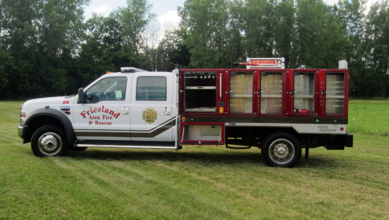 Friesland Area Fire & Rescue truck