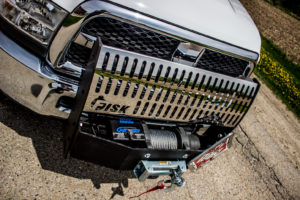 custom dodge bumper winch