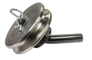 Stainless steel pulley and pin