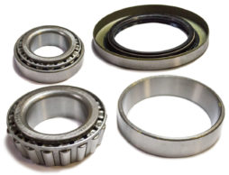 Wheel bearings with race and oil seal