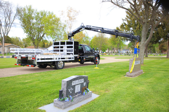 temple boom monument truck