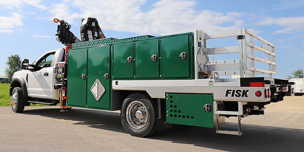 green tx1 fisk truck