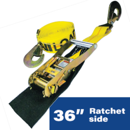 2" x 18' Snap Hook with 36" ratchet side